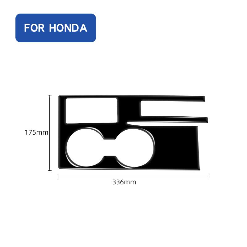 For Honda CRV 2007 2008 2009 2010 2011 Carbon Fiber Car Center Control Gear Shift Panel Water Cup Frame Cover Trim sticker