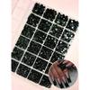 1 krabička Směs ABS Dekorací na nehty, Kulaté kamínky, Pro Kostým, Halloweenskou Párty, Nail Art DIY Doplňky Potřeby na nehty Kamínky na nehty
