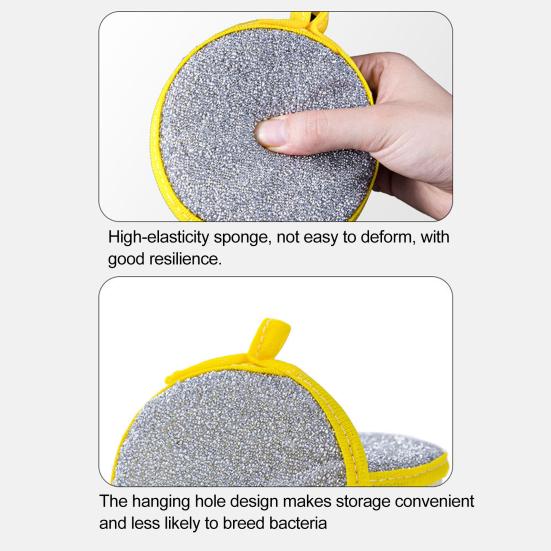 5/10/20Pcs Dishwashing Sponge Good Absorption Performance No Scratches Double-Sided Design Food Residue Cleaner
