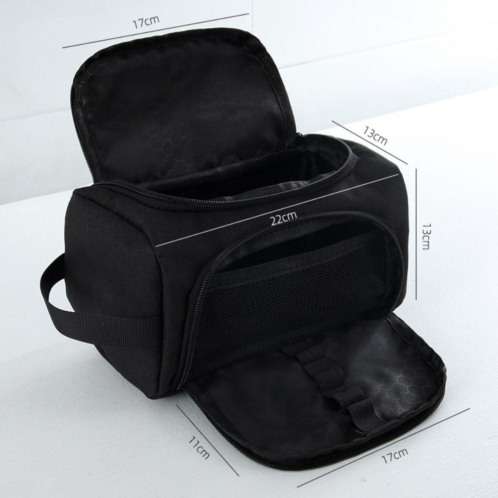 Portable Oxford Cloth Pencil Case Waterproof Multi-layer Stationery Storage Bag Large Capacity Pen Bag School Office