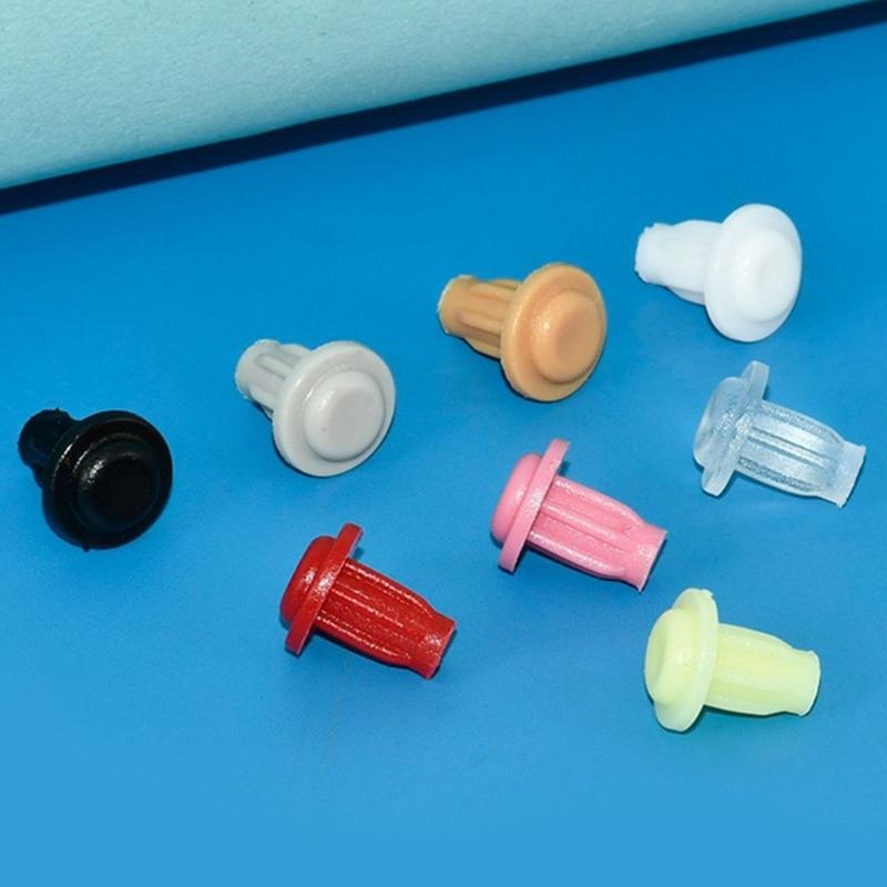 100Pcs Silicone Cabinet Door Bumper Cushion Silicone Hole Plugs NonSlip Bumper Feet Pads Cabinet Door Grippers
