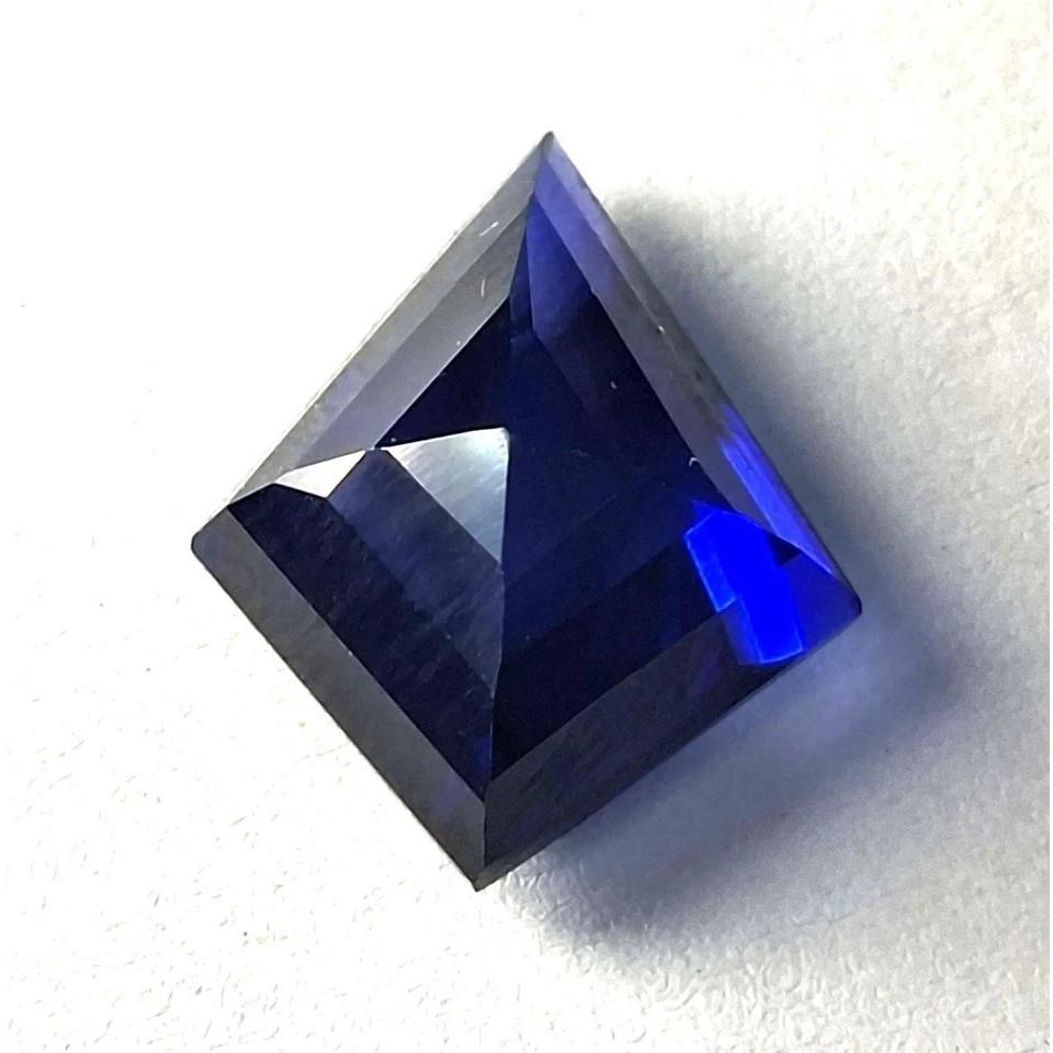 Certified Natural Ceylon Blue Sapphire Fancy Cut 9-11 Ct Fabulous Gemstone
