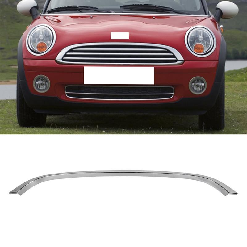 Auto Frontstoßstangengitter Zierleiste Obere Gitterumrandungsleiste Motorhaubenleiste Passend für MINI Cooper R55 R56 R57 R58 R59 2007-2015