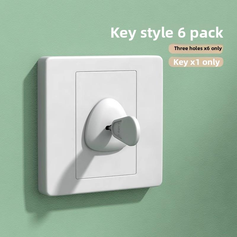 Child Electric Shock-Proof Socket Covers, Baby Power Outlet Safety Plugs, Extension Switch Protectors for Home Safety