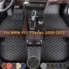 Car Floor Mats For BMW F01 7 Series 2008-2015 Leather Full Coverage Auto Floor Mats Luxury Floor Liners Accessories