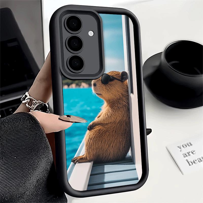 Phone Case for Samsung Galaxy A17 A16 A15 A14 A13 Animal Capybara Cute A56 A36 A26 A55 A35 A25 A54 A34 A24 A53 A33 A23 A07 A06