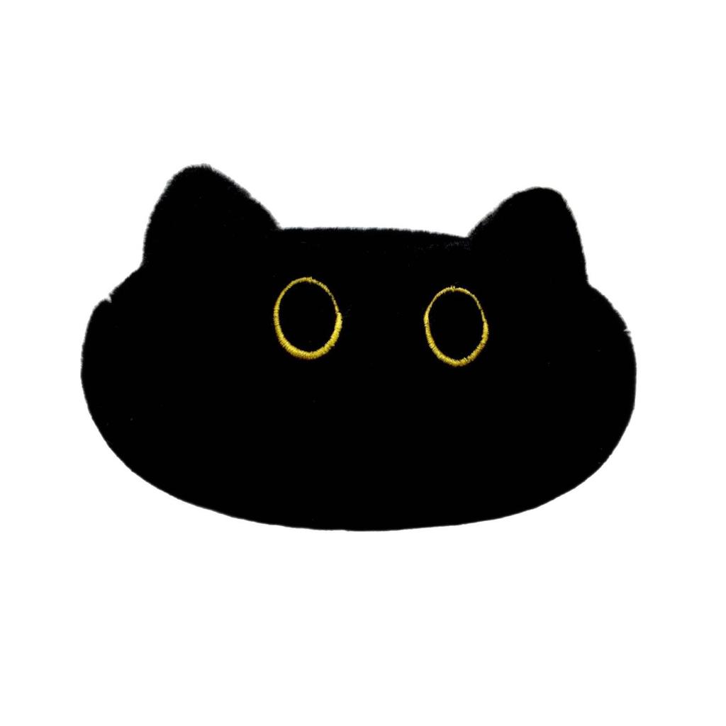 Plush Black Cat Pencil Case: Large Capacity Stationery & Cosmetic Bag