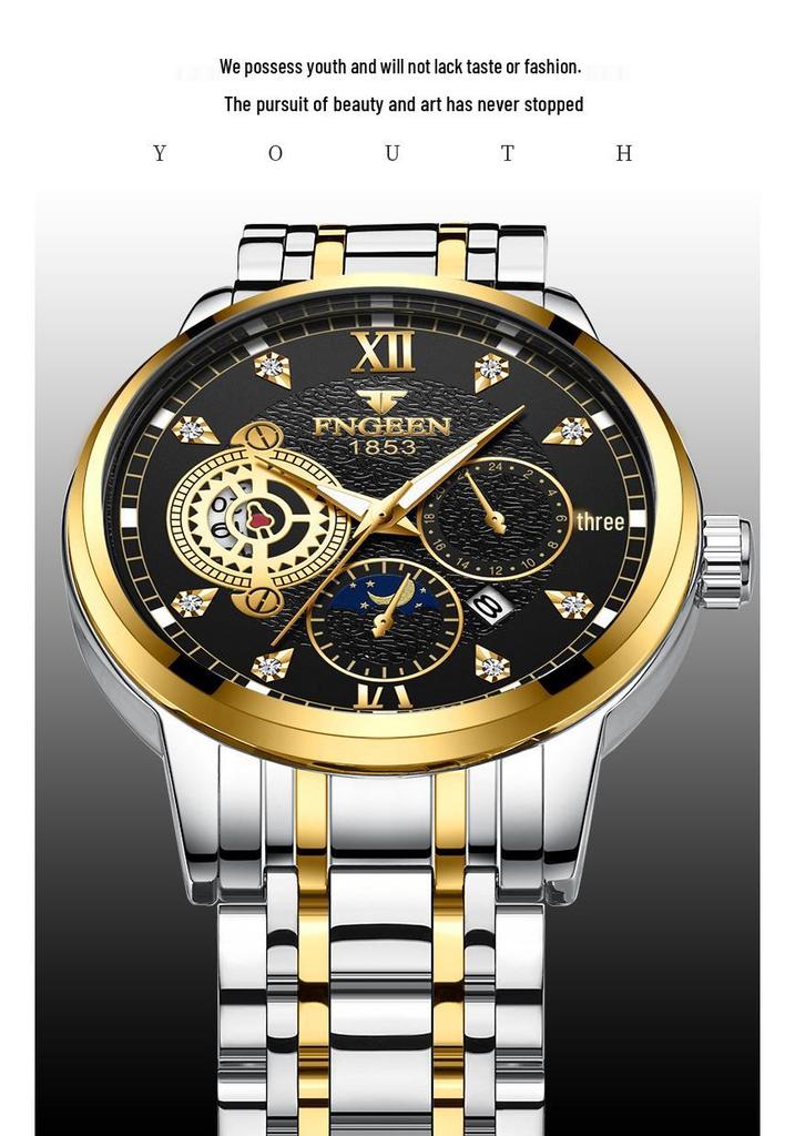 Orologio Sportivo Meccanico Impermeabile alla Moda da Uomo Fen Zun