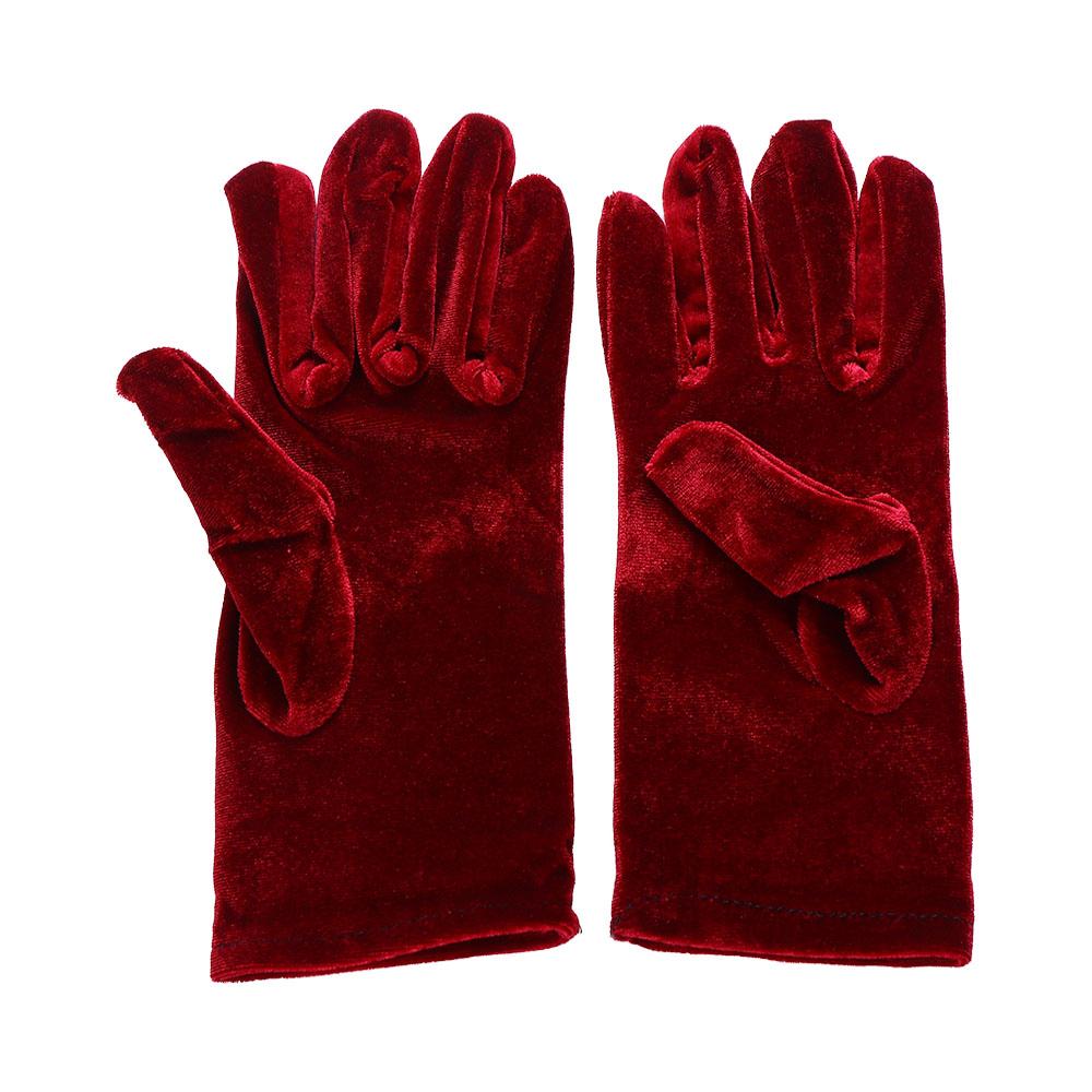 Party Winter Women Soft Autumn Driving Gloves Gold Velvet Gloves Elastic Full Finger Mittens