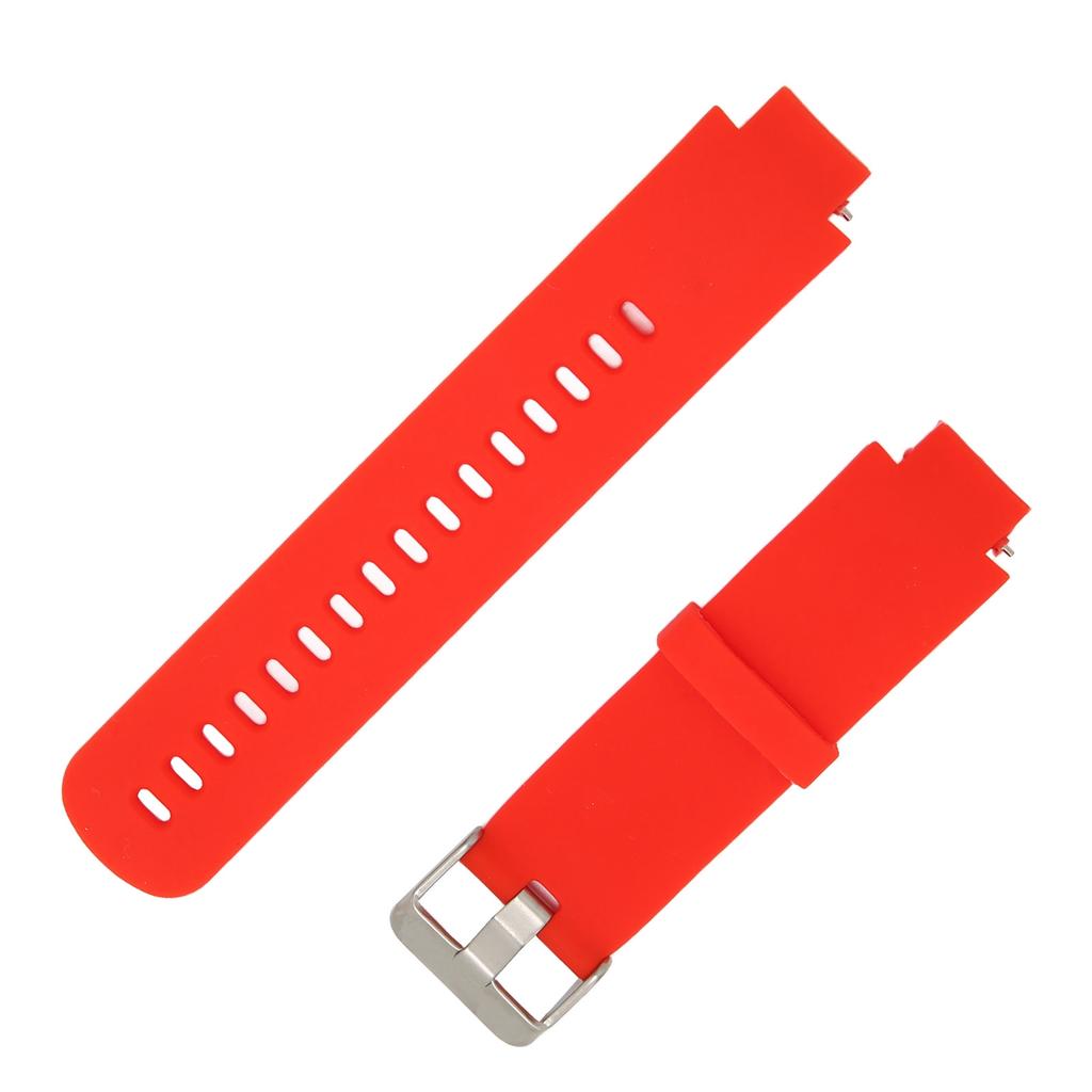 Smartwatch Replacement Band Silicone Watch Wrist Strap Single Color for Amazfit Verge 3Red