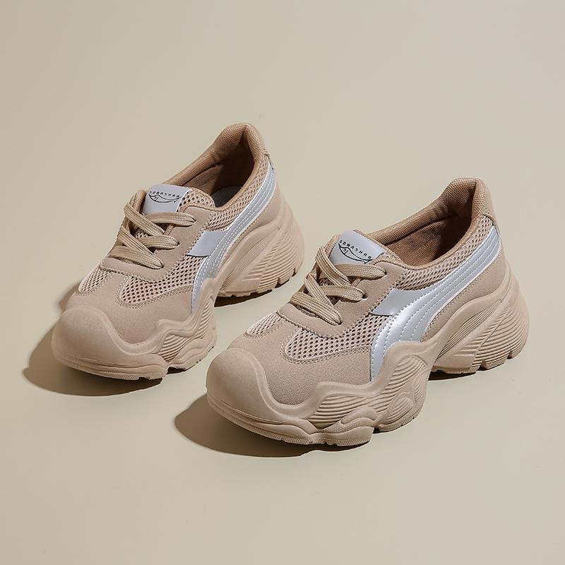 CRLAYDK Fashion Women's Walking Shoes Mesh Slip On Nurse Work Breathable Sneakers Platform Comfortable Loafers Casual Tennis