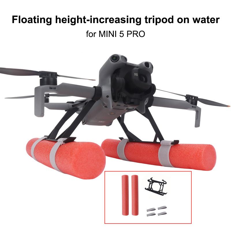 1Set Landing Gear Float Skit For Mini 5 Pro Height-Increasing Tripod Water Elevated Bracket Handheld Drone Accessories