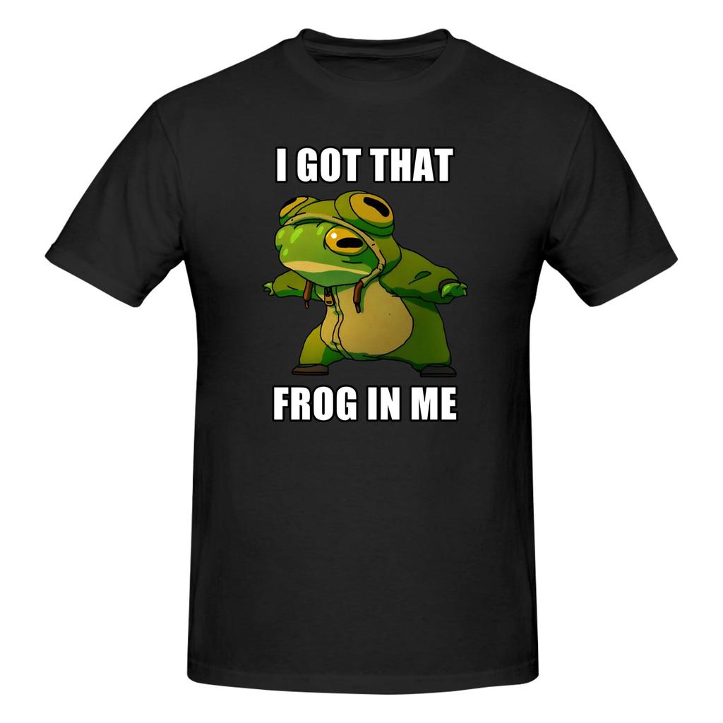 Piece I Got That Graphic Funny Cotton TShirt Funny Frog Meme Tops Tees For Unisex