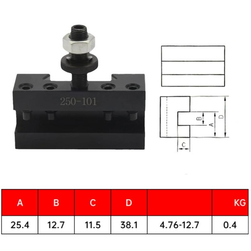 250-101 Turning And Facing Holder Quick Change Tool Post And Tool Holder Only Suitable For Pistons Type Accessories