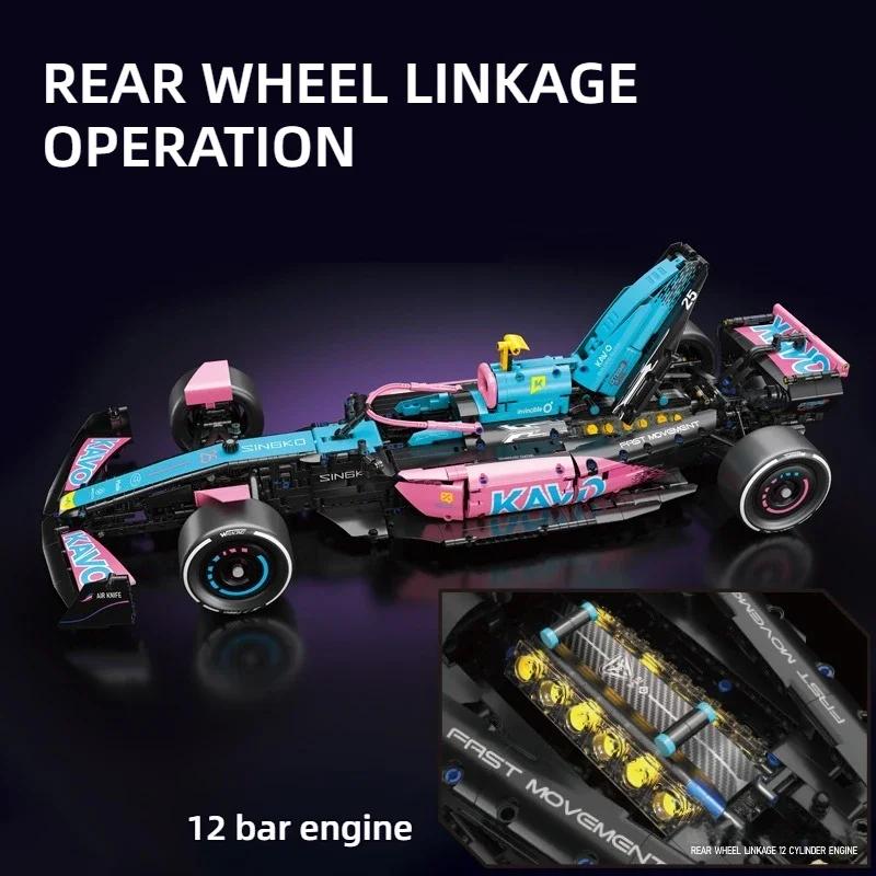 Racing Car Building Blocks Set Technical Moc Vehicle Model Performance Speed Race Cars Kit Boy Children'S Toys Birthday Kid Gift