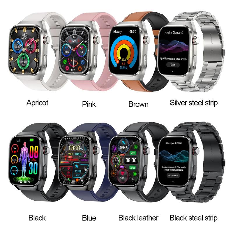 2025 New ECG Smart Watch Women BT Call Heart Rate Blood Lipids Health Monit Watches AI Voice 650mAh Sports Smartwatch