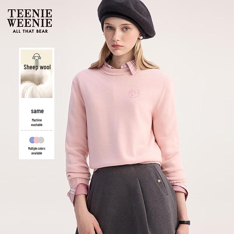 Teenie Weenie Women's Bear Graphic Knit Sweater