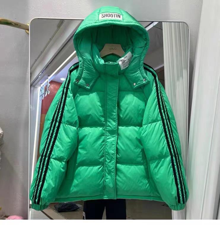 New down jacket women's short hooded small winter design sense niche fashion coat