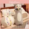 Cartoon Long Cat Pillow Plush Toy Animal Stuffed Doll Decorations Kids Gift