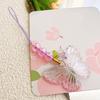 Flower Butterfly Pendant Phone Strap Portable Y2K Hanging Lanyard for Girls