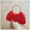 Elegant Pleated Evening Clutch for Women