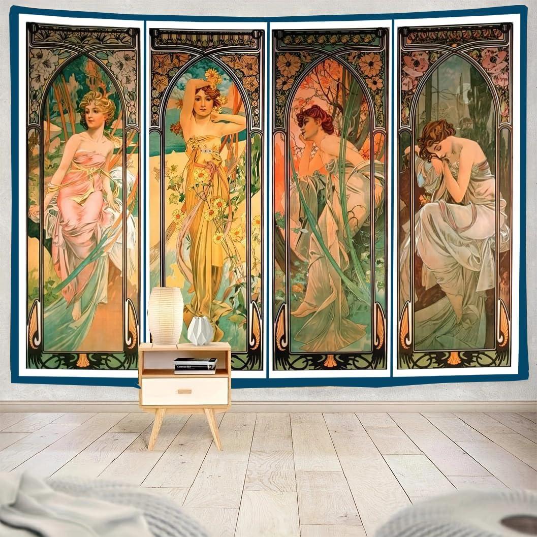 Tapestry vintage collection on the wall 75x100 чёрный