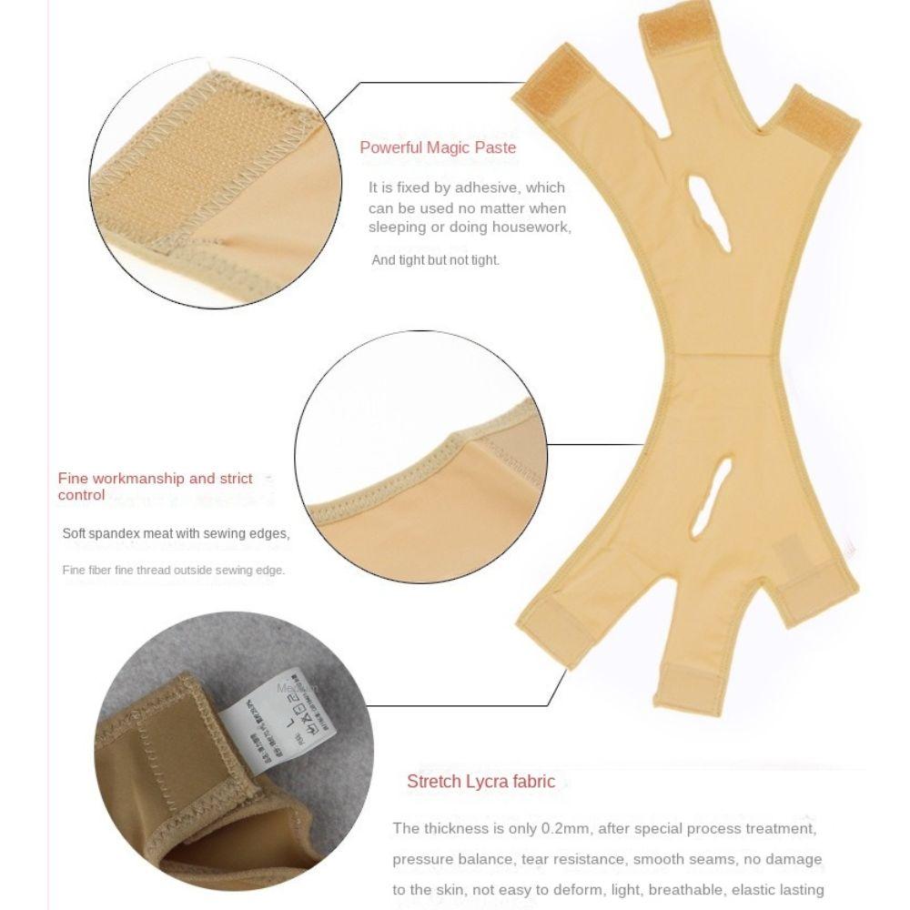 Lifting Function V Line Face Shaper Elastic Chin Cheek Lift Up Belt  Facial Contouring