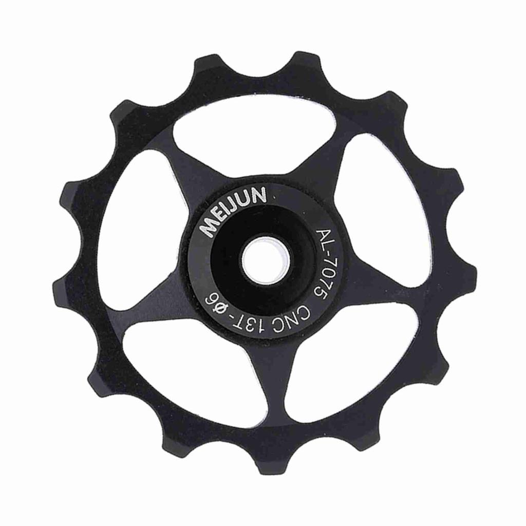 Černá 13T hliníková kladka zadního kola pro horské kolo (černá, 13T)