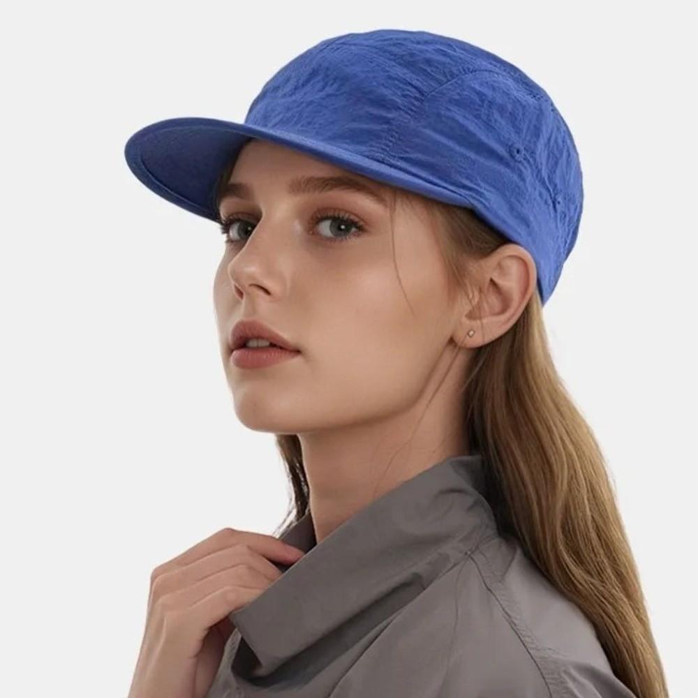 Quick-drying Baseball Cap Flat-brimmed Peaked Cap Casual Men's Summer Hat  Sports