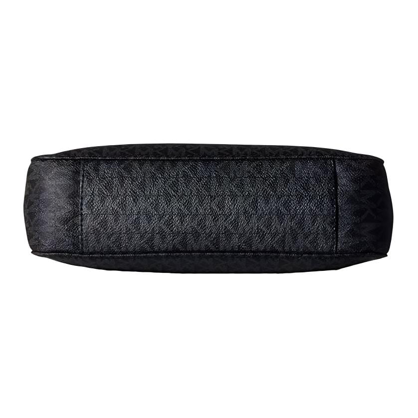 MICHAEL KORS Jet Set Travel Canvas With Leather Crossbody Bags Large Women's Black 35F8STVM7B-BLACK