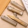 10/5PCS Portable Transparent Toothpick Holder Reusable Toothpick Storage Box Cotton Swab Case Needle Cases Restaurant Supplies