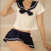 Sex Lingerie Cute Sexy Student Dress Pleated Skirt Small Chest Miniskirt Cosplay Passion Uniform Suit