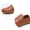 Men's Shoes Casual Formal Loafers Moccasins Italian Breathable Slip on Male Boat Shoes