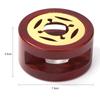 Retro Wax Seal Melting Furnace Solid Wood Oven Furnace Wax Pot Beads Sticks Heater Wax Warmer Decorative Craft for Candle Stamp