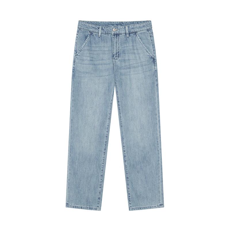 NVG·YOUNG Men's Casual Straight-Leg Stretch Jeans