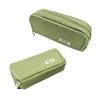 Multi Layer Student Pencil Case Large Capacity Multifunctional Storage Bag Canvas Macaron Colored Stationery Bag Pencil Case