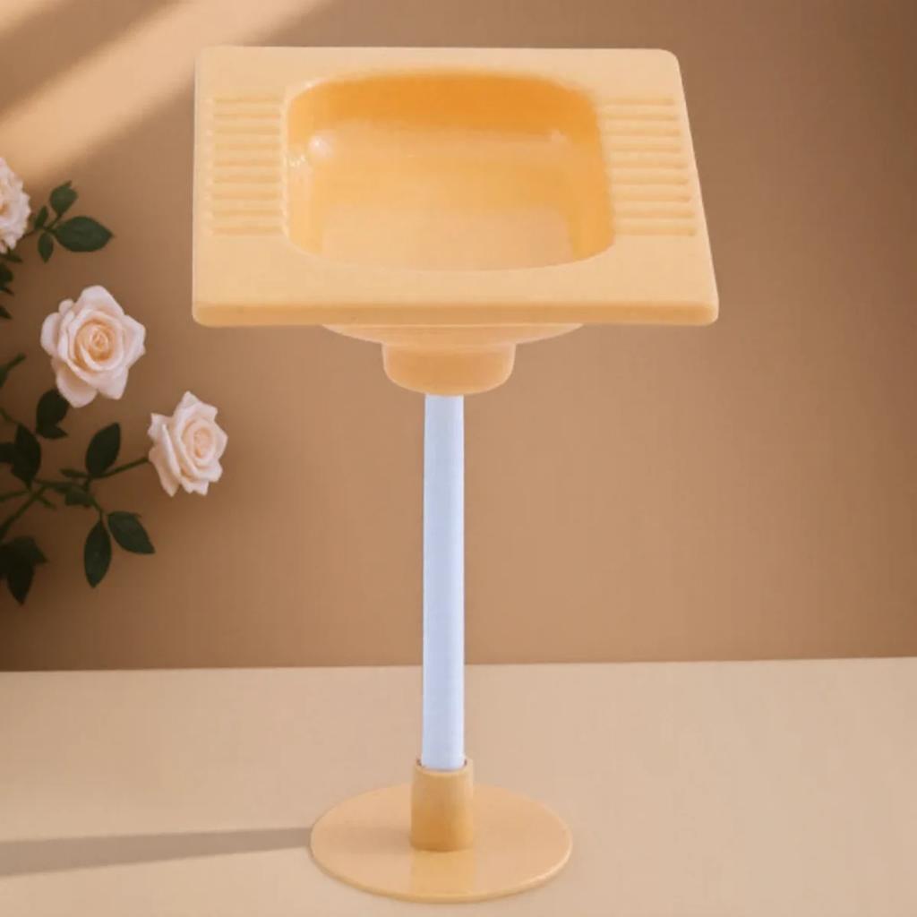 Toilet Shape Shape Soap Box Drain Soap Holder Box Bathroom Accessories Toilet Laundry Soap Box Bathroom Supplies