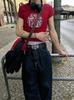 Hong Kong- Retro Cross Niche Carved Rivet Denim Jeans Belt, Trendy Subculture Versatile Waist Belt