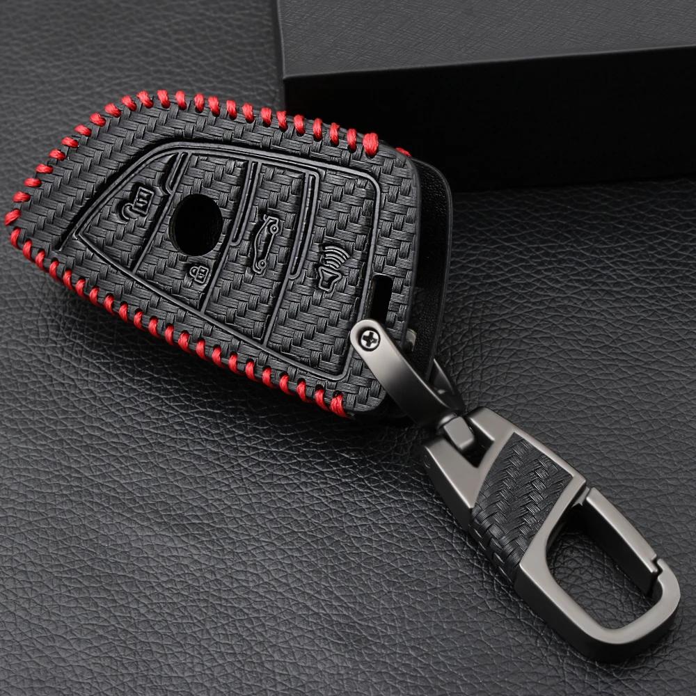 Car Key Case Cover Fob For BMW F20 F30 F31 F34 F32 F36 G20 G30 F10 F11 F07 G11 X1 X3 F25 X4 F26 X5 F15 X6 F16 X7 I3 M3 M4 M6