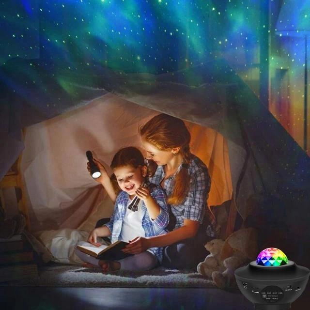 LED Sternprojektor Nachtlicht mit Lautsprecher