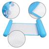 Water Hammock Swimming Mattress Inflatable Pool Deckchair with Net 120x70