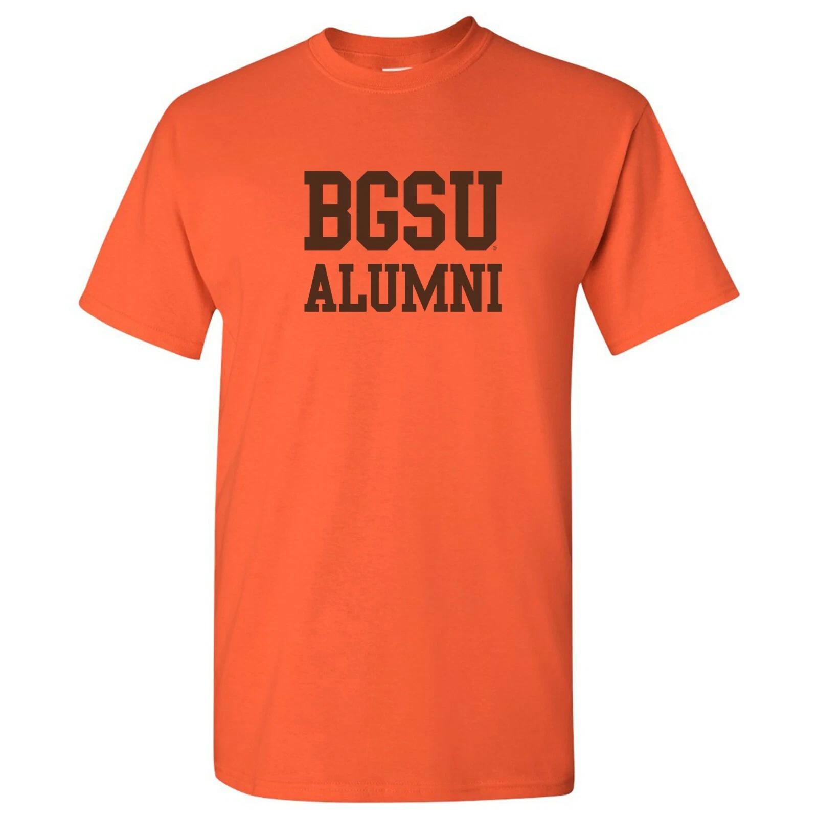 Bowling Green State University Basic Block Alumni Collegiate T Shirt - Orange L