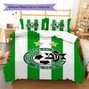 Maccabi-Haifa Pattern Bedding Quilt Set Quilt Cover Pillowcase Home Decoration Gift (1 * duvet cover + 2 * pillowcase, without core)