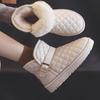 Snow Boots for Women Winter with Plush Bread Shoes Thick Soled Height Increasing Snow Cotton Boots Short Boots Warm Cotton Boots