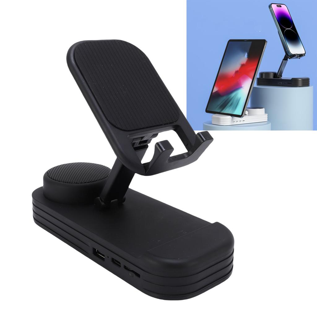 Cell Phone Stand with Wireless   Spker Phone Stand HD Sound Foldable for Home Use