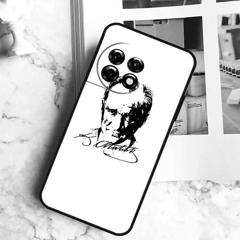 Mustafa Kemal Ataturk Hülle Für OnePlus 12R 12 11 9 10 Pro 10R 9R 8T 10T Nord CE 2 3 Lite 2T N10 N20 N30 CE4 Cover