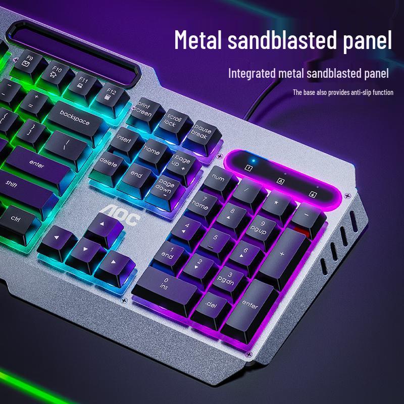 AOC KM410 Wired Mechanical Feel Keyboard and Mouse Combo