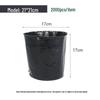 Disposable Black Plastic Nursery Pots