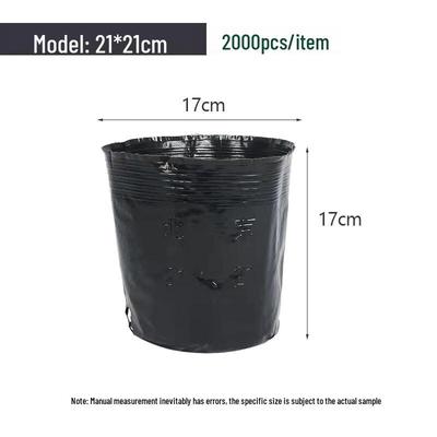 Disposable Black Plastic Nursery Pots