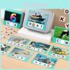 Wooden English Word Building Puzzle Game For Kids Educational Family Activity